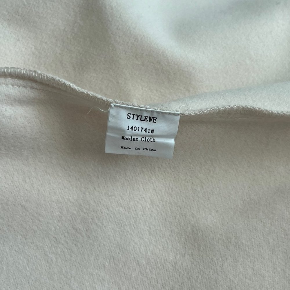 Stylewe Split Panel Open Duster Trench Cream Blac… - image 4